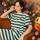 T-shirt d'allaitement à rayures, robe Casa Azul Frida