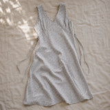Robe d'allaitement sans manches Windowpane