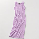 St Tropez Ribbed Stillkleid Flieder