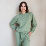 Breastfeeding Sweatshirt - Olive Green