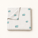 Grande couverture en mousseline « Bébé éléphant »