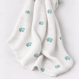 Grande couverture en mousseline « Bébé éléphant »