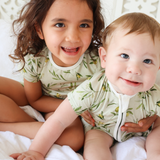 Children's Shortie PJ Set Olives