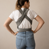 Bambus Baby Tragetuch - Solid Kieselgrau