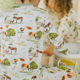 Ensemble de pyjamas pour enfants à la ferme