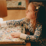 William Morris Kinder PJ Set Malve Blau