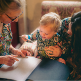 William Morris Set PJ per bambini Ladro di fragole blu navy