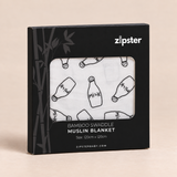 Grande couverture en mousseline « Milk »