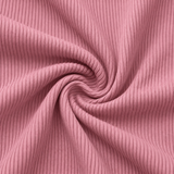 Ribbed Leggings de bambú rosa