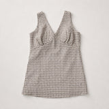 Top d'allaitement sans manches Windowpane