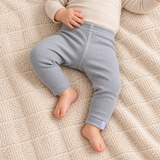 Ribbed Bamboe-legging Fog