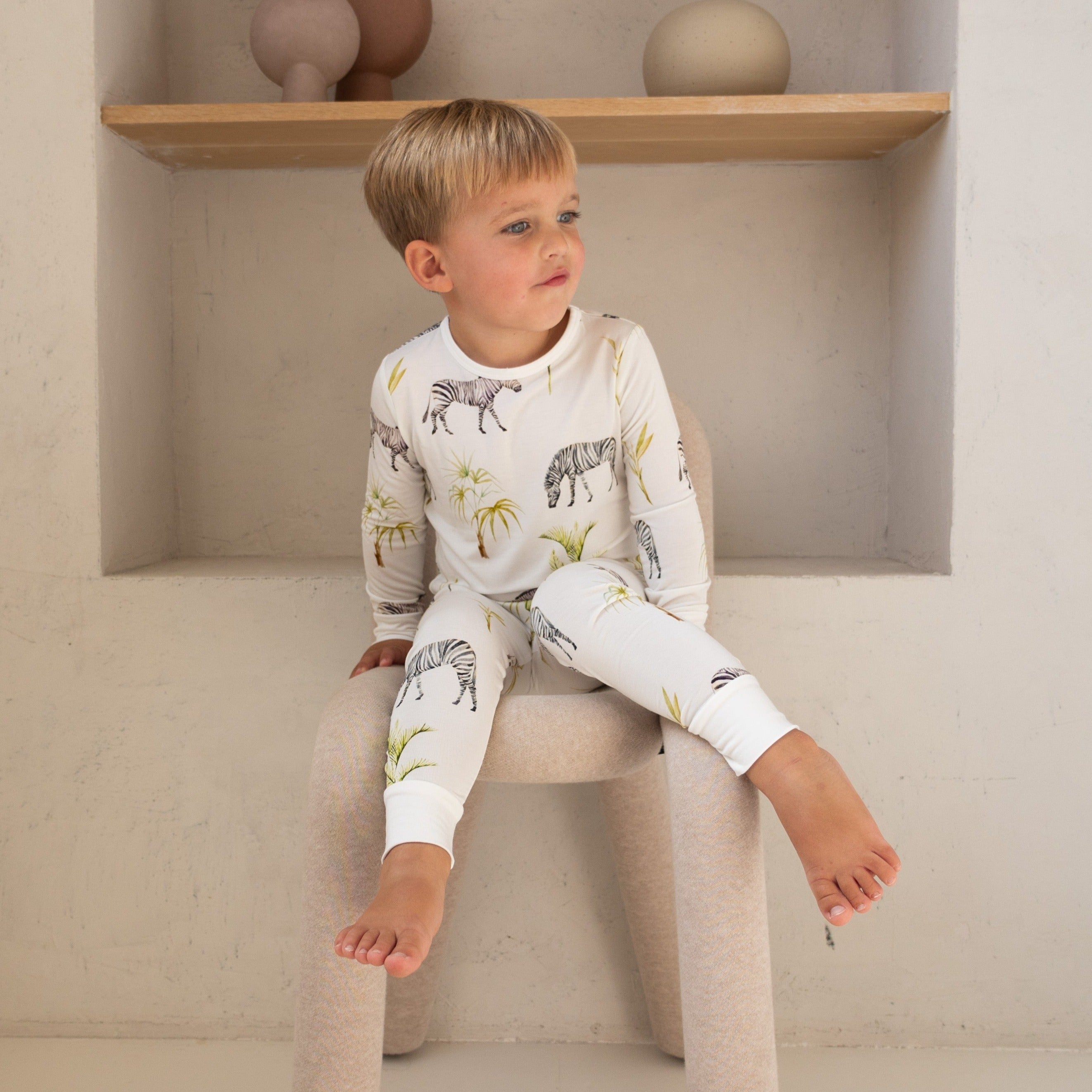 Ensemble de pyjamas pour enfants Grazing Zebra