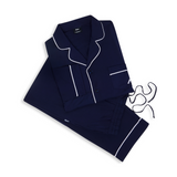 Men's Bamboo Pyjama Set Navy Heritage