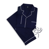 Ladies Pyjamas Set Navy Heritage