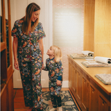 William Morris Set PJ per bambini Ladro di fragole blu navy