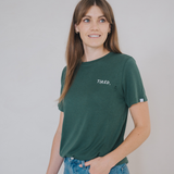 Camiseta de lactancia Cansado