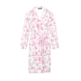Robe en bambou Toile de Jouy rose pour femme