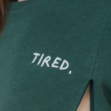 Camiseta de lactancia Cansado