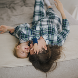 Ensemble de pyjamas pour dames Tartan vert