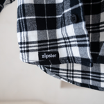 Men's Flannel Shirt Black Check