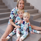 Damen-Pyjama-Set Aquarell