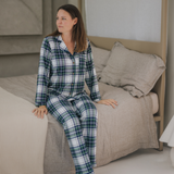 Ensemble de pyjamas pour dames Tartan vert