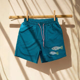 Herren Badehose Weird Fishes