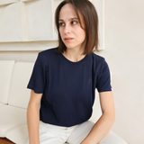 Breastfeeding T-Shirt Navy Blue