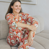 Damen-Pyjamaset Peter zu Weihnachten