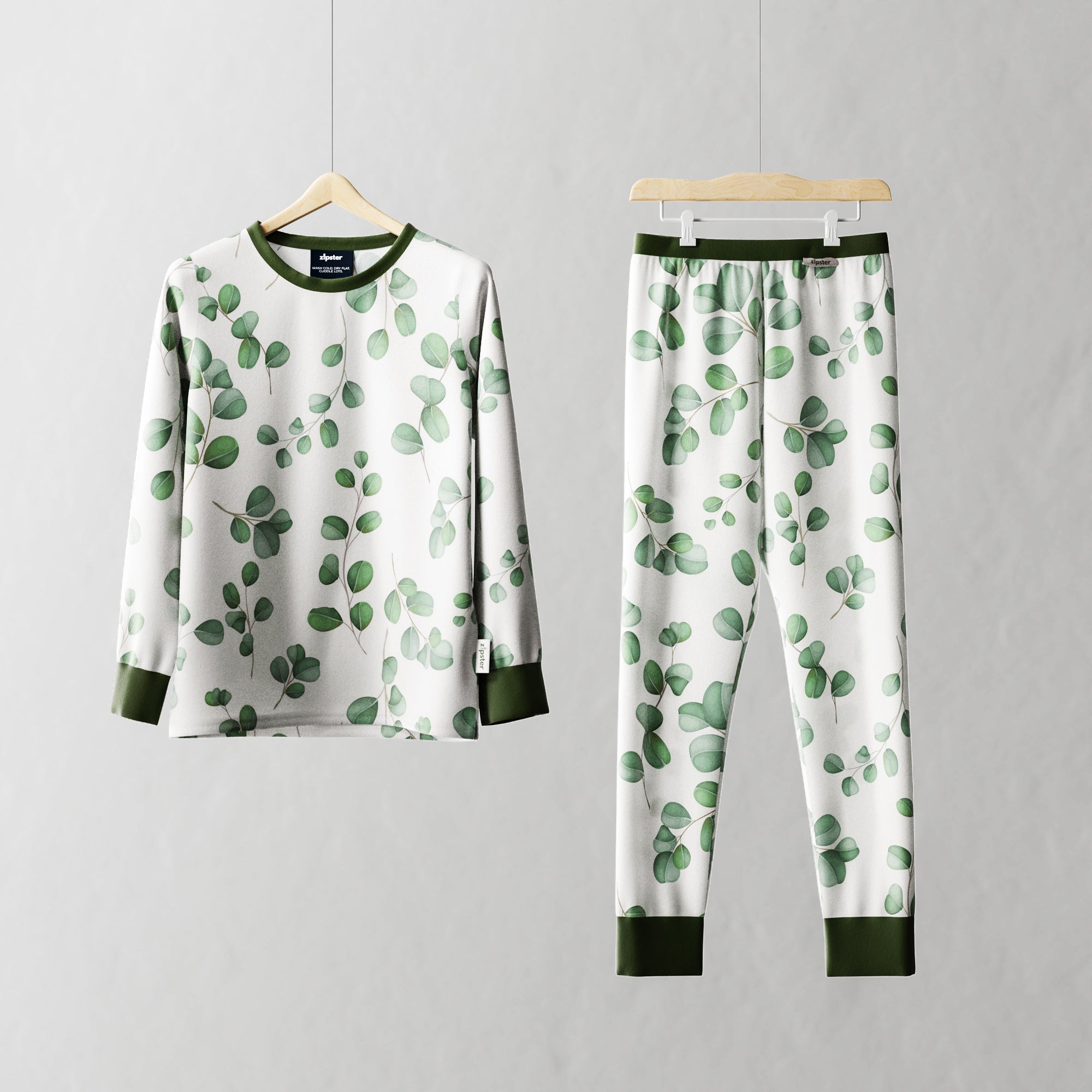 Children's PJ Set Greenery