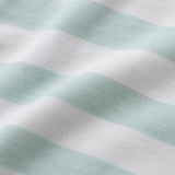 Camiseta oversize niño rayas conchas seafoam