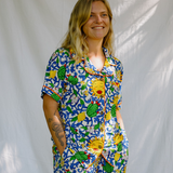 Set di pigiami da donna Sicilian Summer (Vincitore della sfida di design 2025)