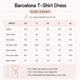 Barcelona Breastfeeding T-Shirt Dress