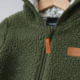 Zipster Traje Teddy Verde Oscuro