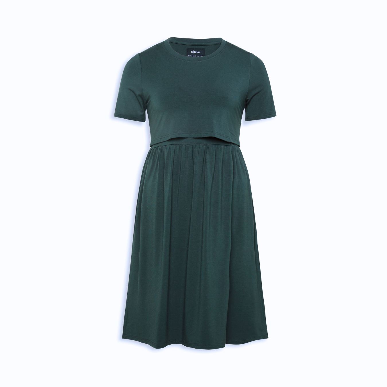 Copenhagen Breastfeeding T-Shirt Dress Charcoal