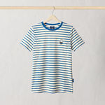 Miffy T-shirt d'allaitement à rayures avec fermetures éclair dissimulées, vue de face