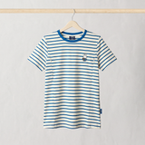 Miffy T-shirt d'allaitement à rayures avec fermetures éclair dissimulées, vue de face
