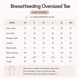 Oversized Breastfeeding Tee Pink