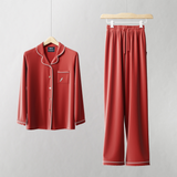 Pyjamaset heren rood