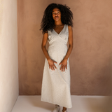 Robe d'allaitement sans manches Windowpane