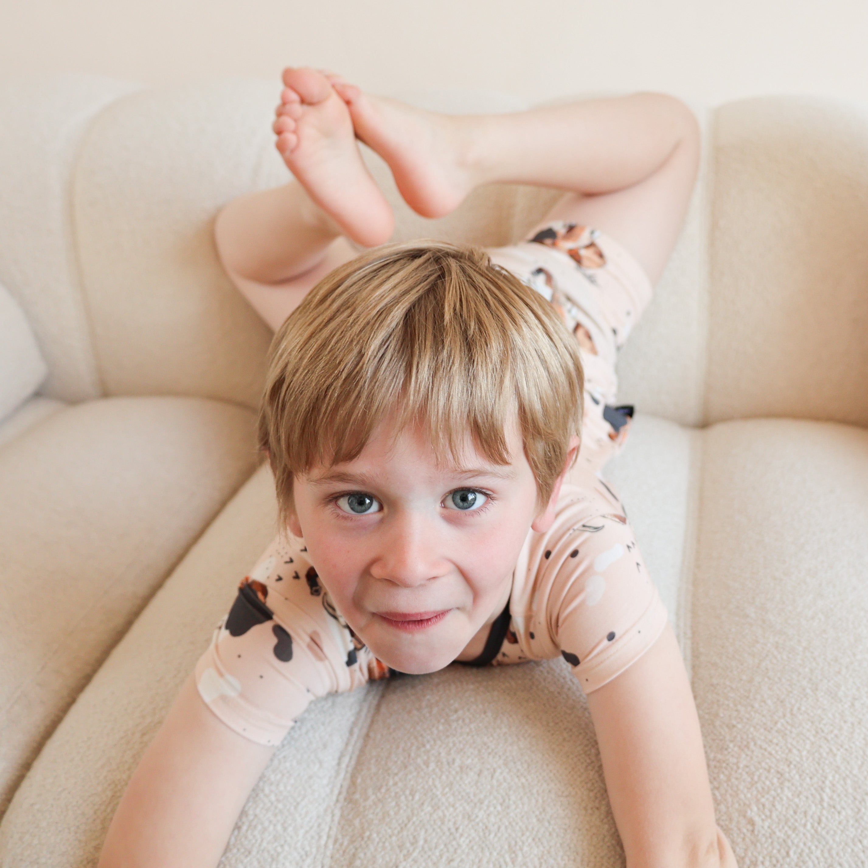 Children's Shortie PJ Set Safari