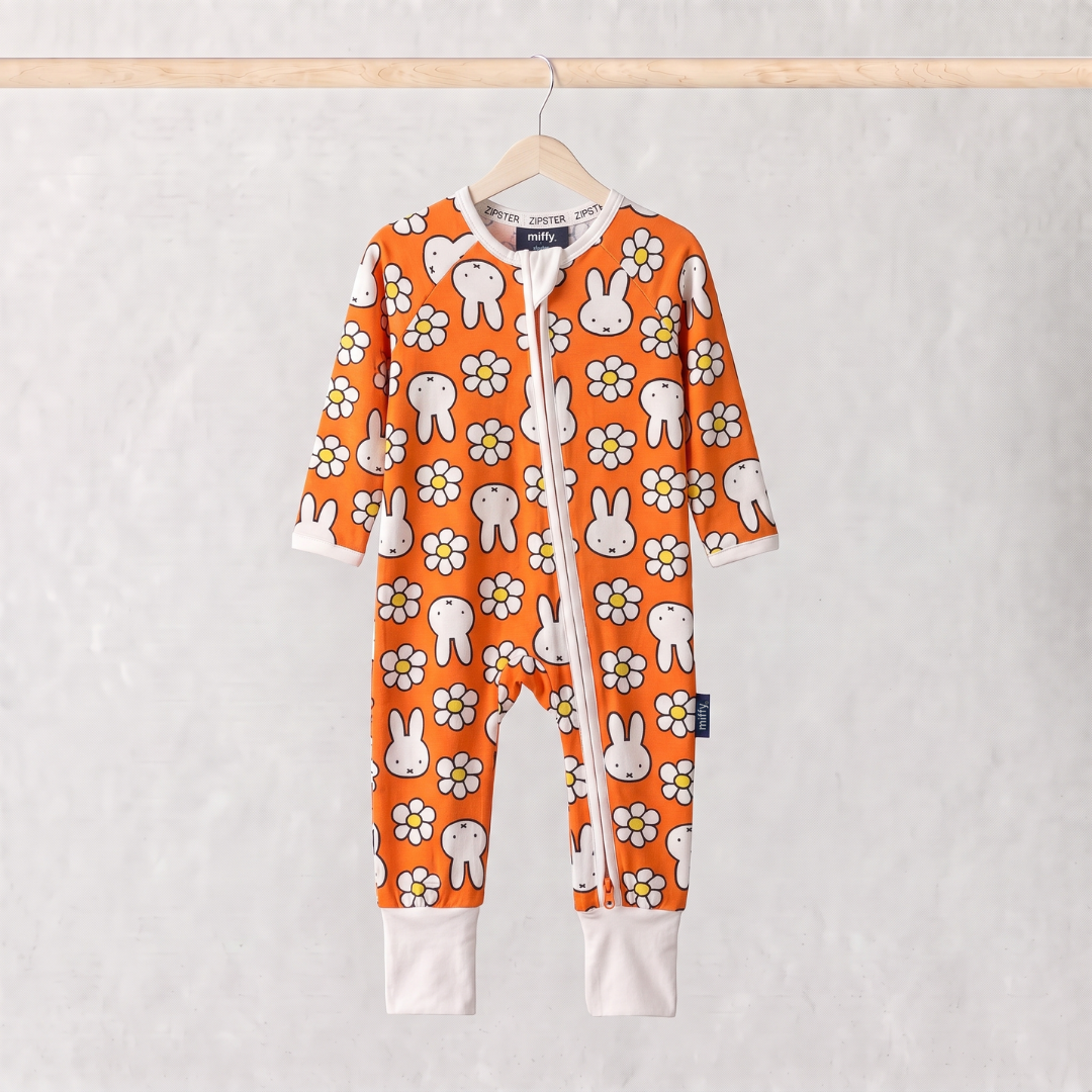 ZIPSTER x Miffy Pijama de bambú «Daisy Days», vista frontal