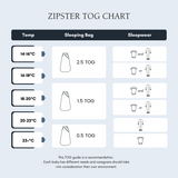 Bamboo Sleeping Bag 1.5 TOG - Lovehearts